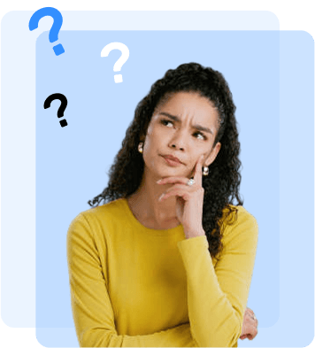 Person thinking about training